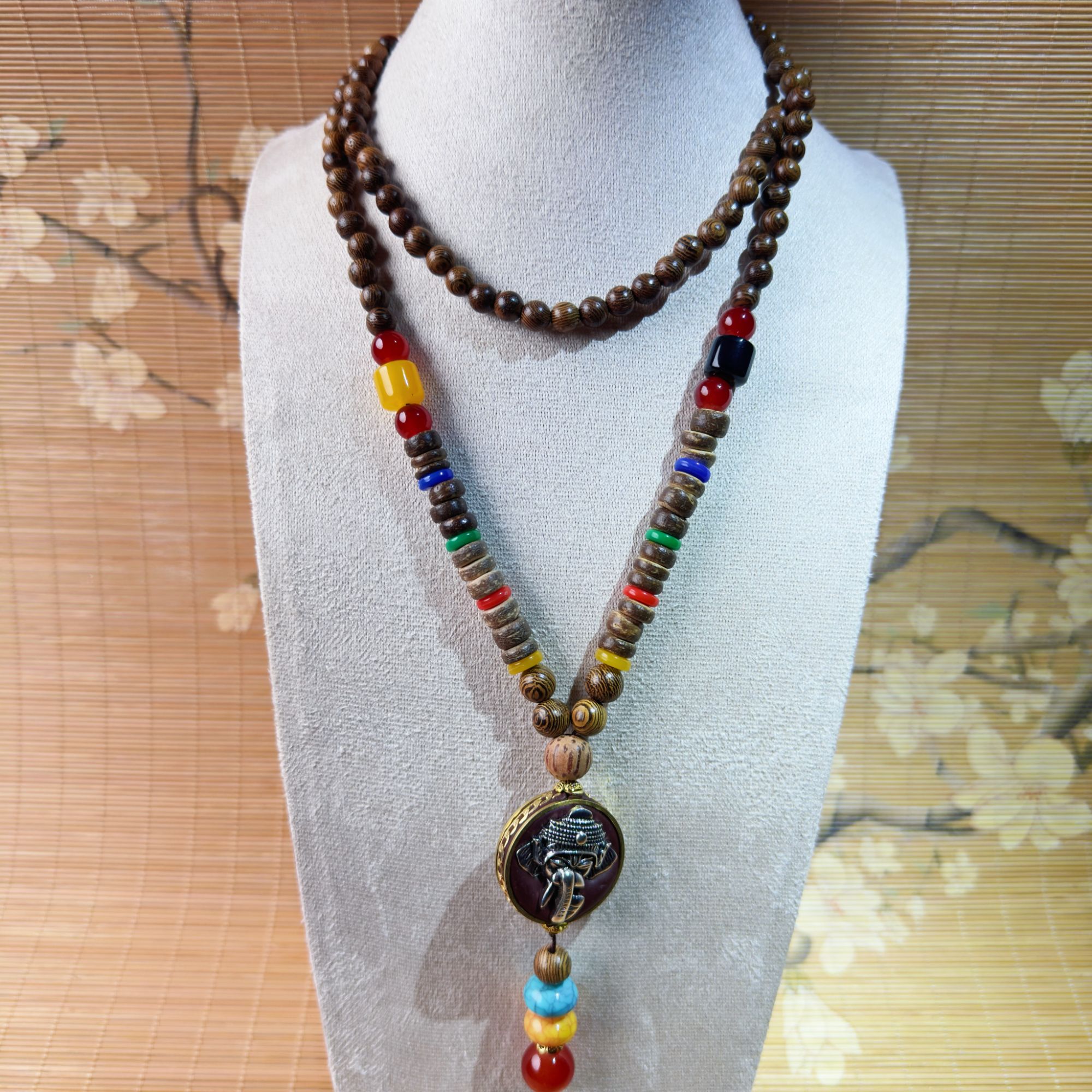 DA 1222 尼泊尔大象木珠串（无礼盒）