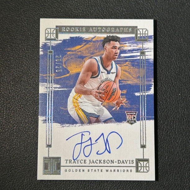 小真金系列 勇士 新秀 戴维斯 签字卡签 20/25编 白金闪平行 