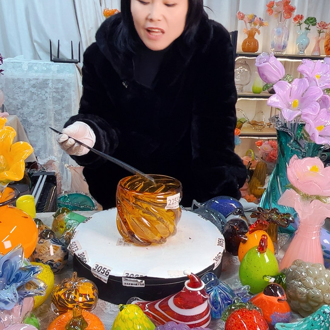 2255 家悦美居琉璃摆件