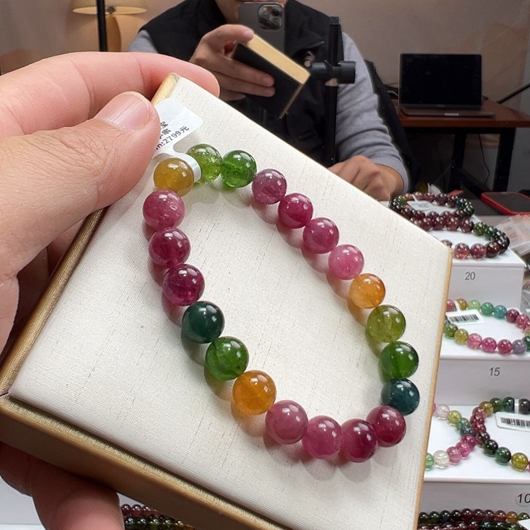 碧玺未镶嵌手串9mmmmmmmmm