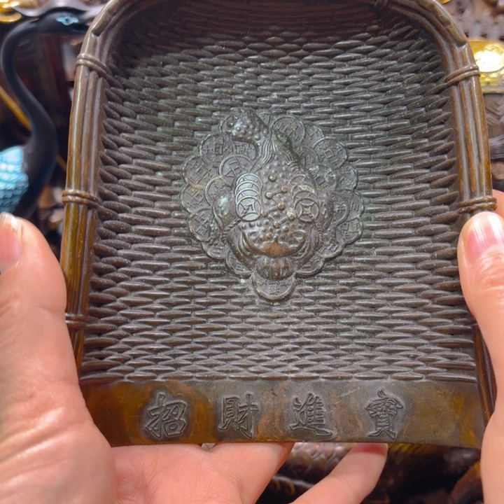 铜器摆件收收藏藏