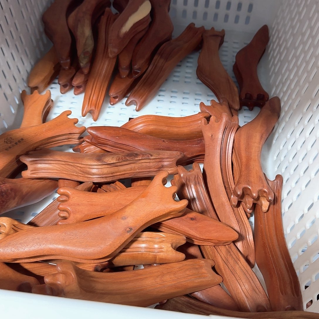 红檀香木脚部微瑕工具