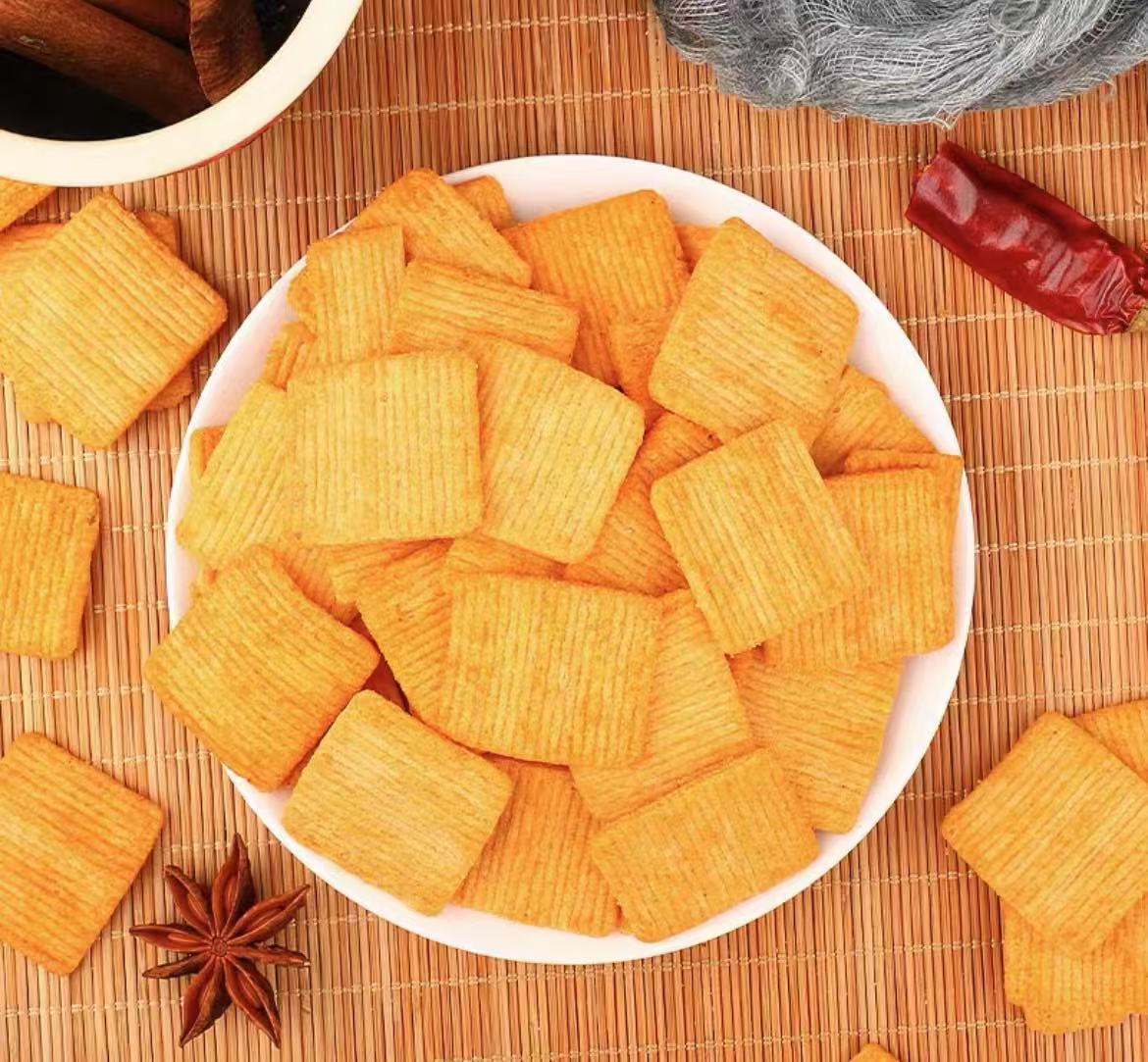 小米鸡蛋锅巴零食点心小吃