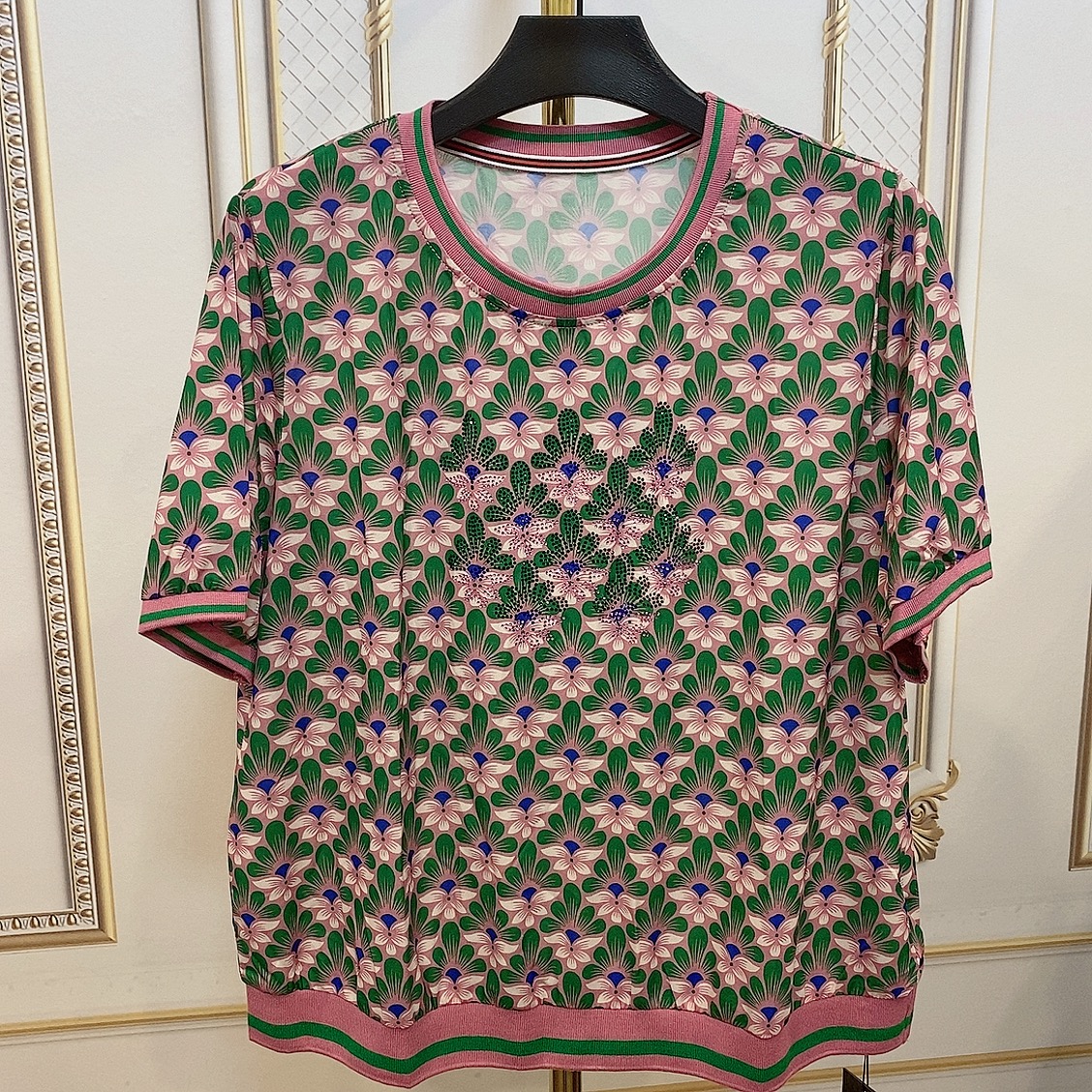 （衣长67）新款时尚百搭小衫86116