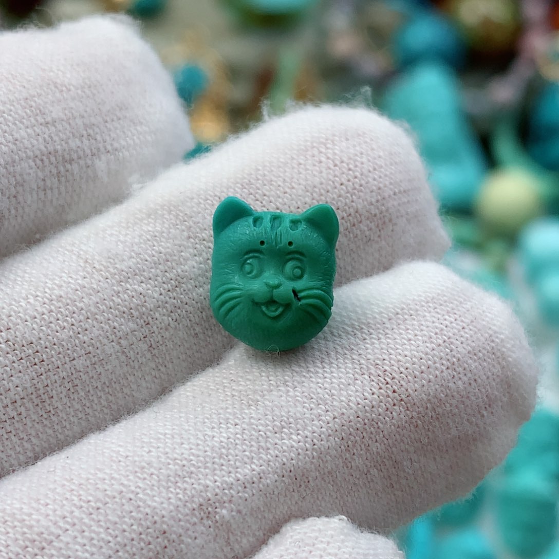 绿松石珠宝奇石未镶嵌