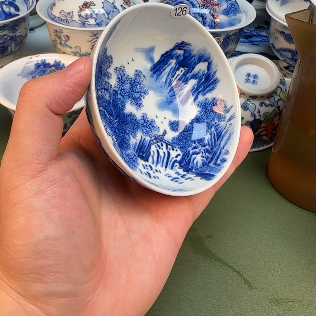 彦祖纯手工手绘茶具126