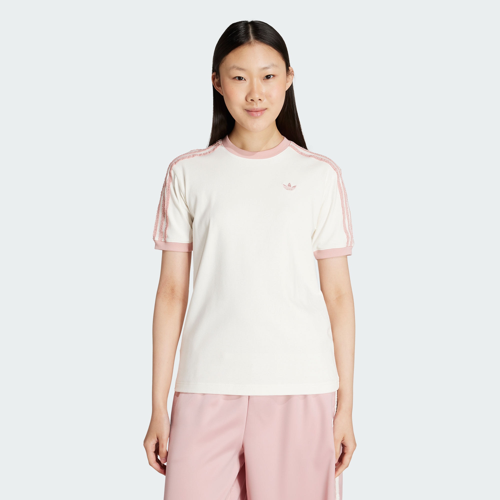 adidas/阿迪达斯RUFFLE T-SHIRT SS25时尚百搭运动短袖T恤 KC8821