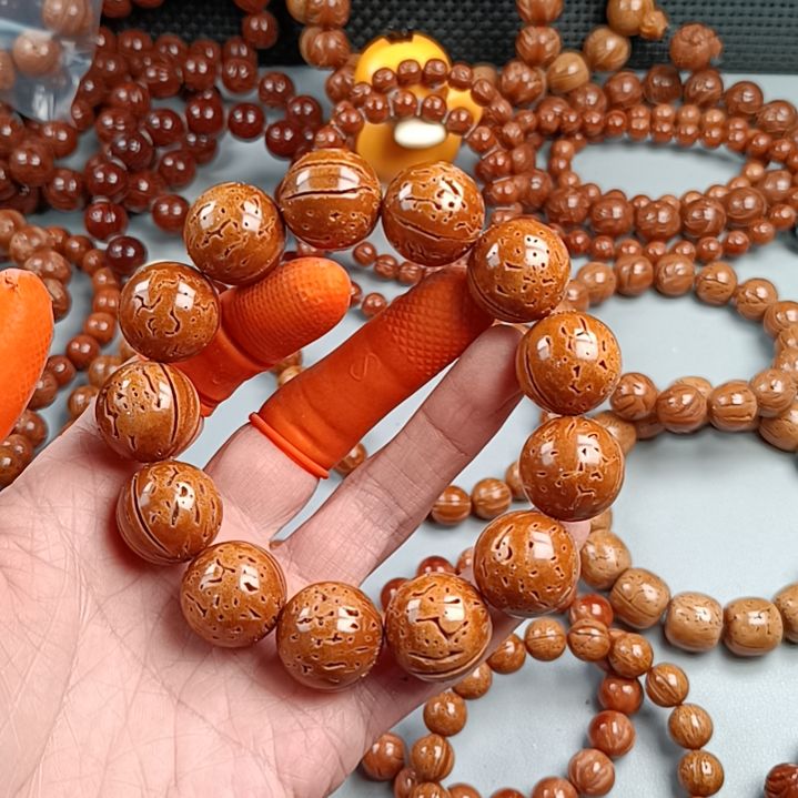 桃核手串法*正圆光洙20尺寸