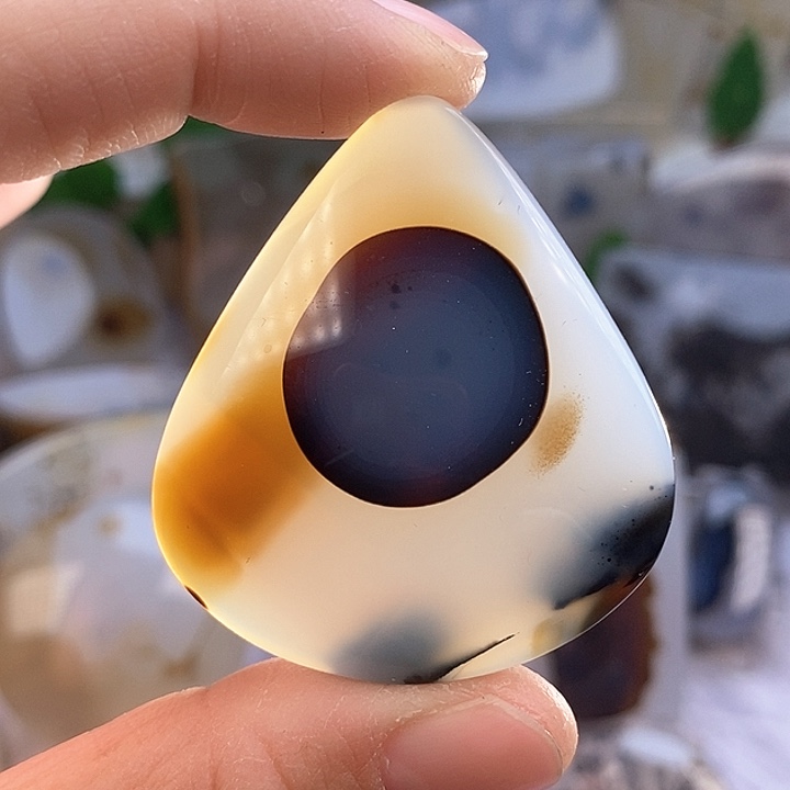 玛瑙/玉髓颈饰足银镀金镶嵌