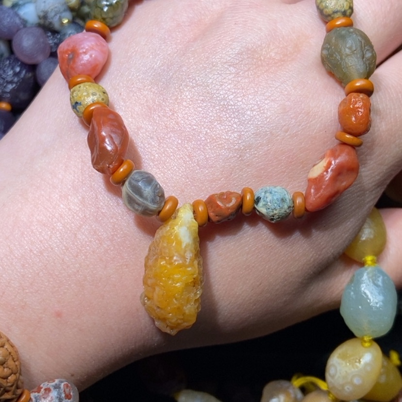 【闪购商品】玛瑙/玉髓项圈合金福***9