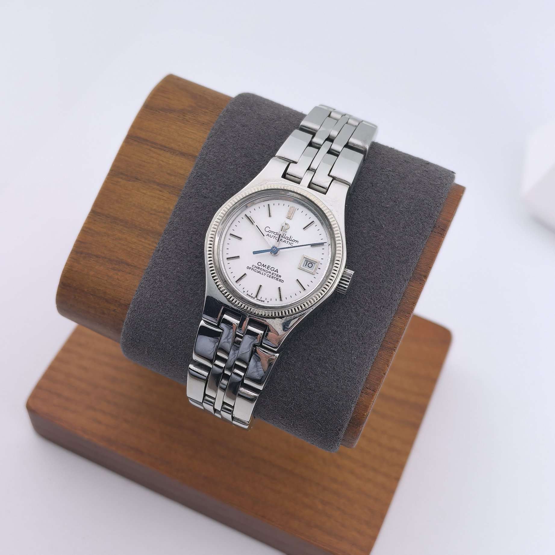 95新 Omega/欧米茄 中古欧米茄女表/自动机械/表经25.7mm/02042