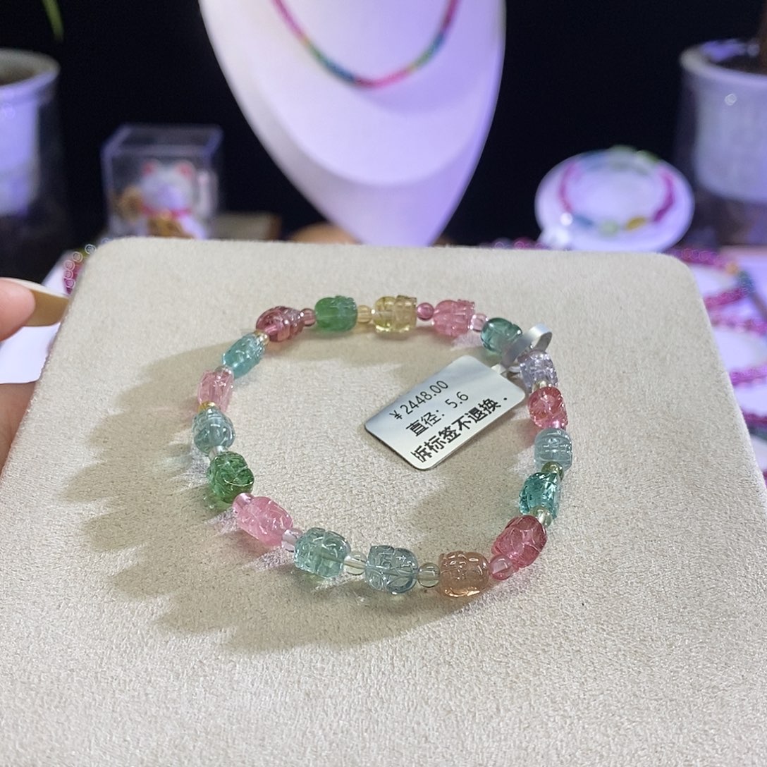 手链未镶嵌碧玺貔貅