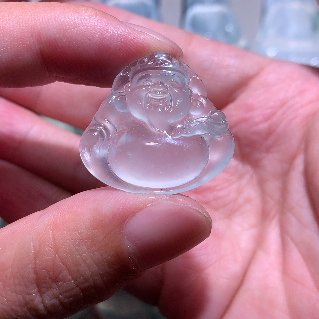 翡翠颈饰未镶嵌财爷