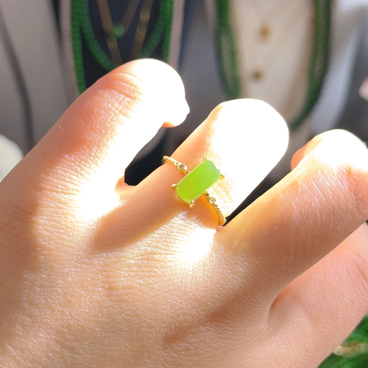 【闪购商品】和田玉银S925镶嵌颈饰