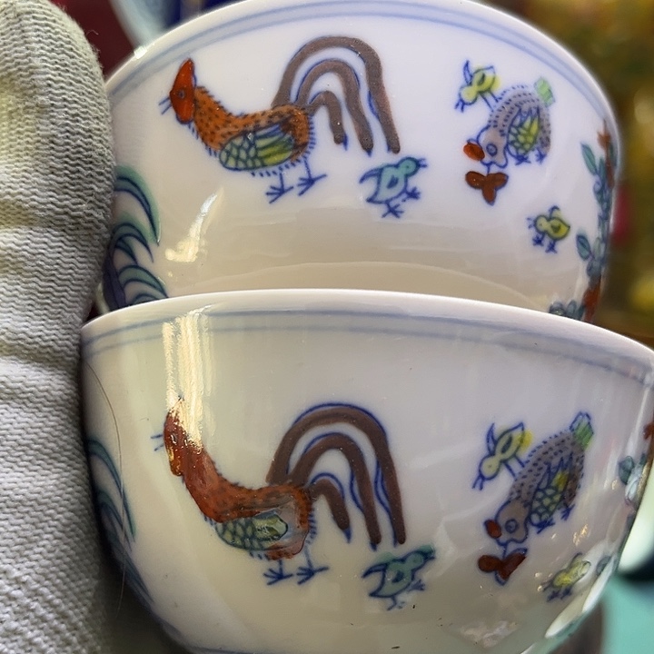 盖碗摆件摆件摆件瓷器