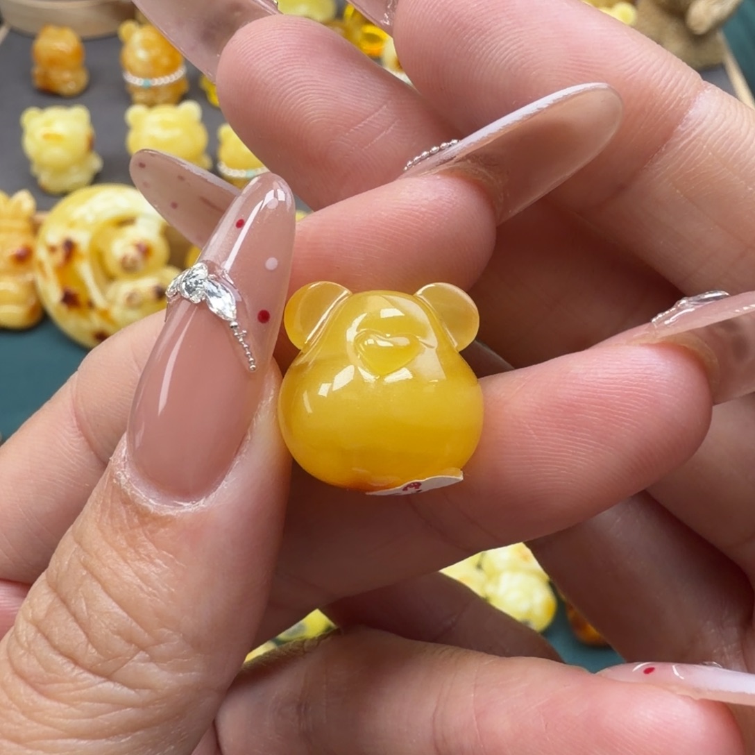 琥珀未镶嵌裸石蜜蜡