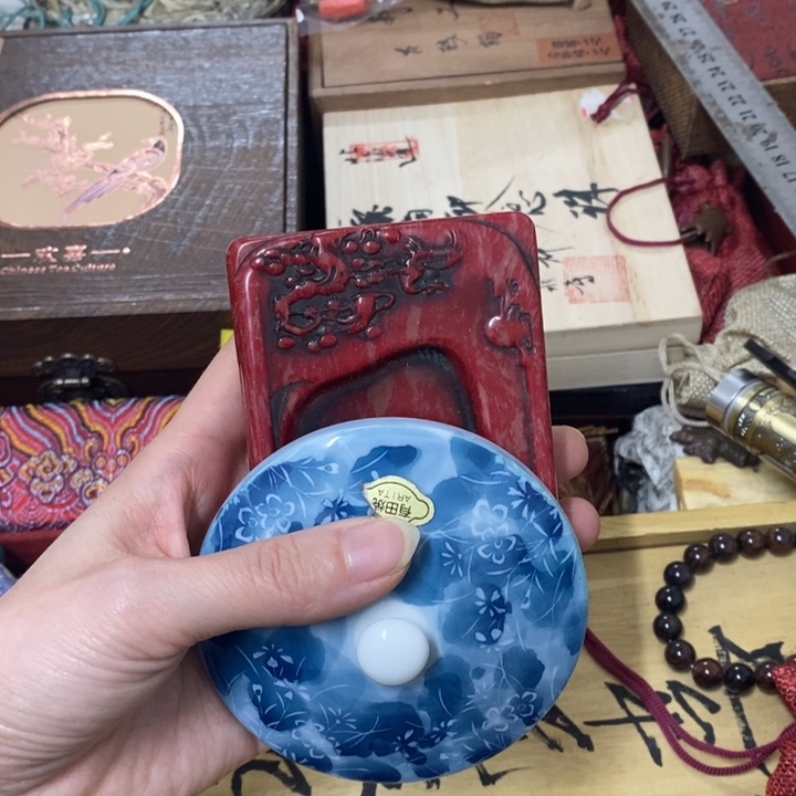 摆件中古工艺品一件
