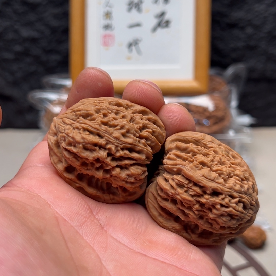 核***忧文玩核桃把件南疆42