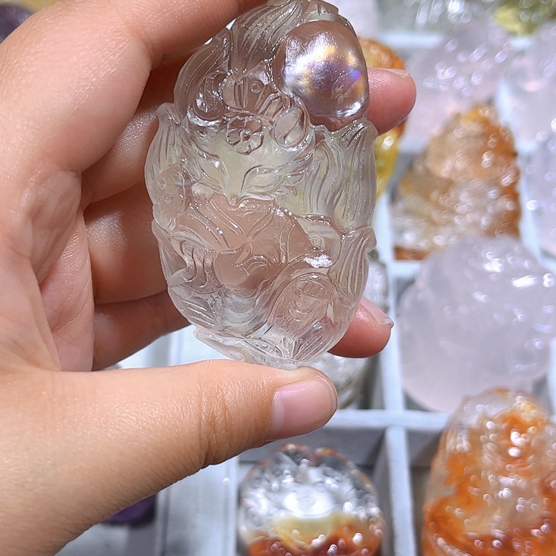 水晶吊坠(不含链)未镶嵌