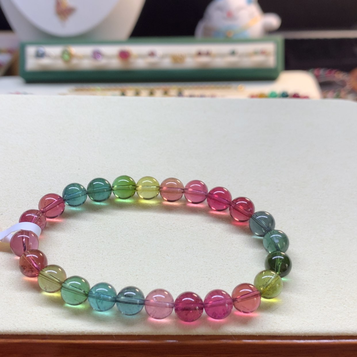 【闪购商品】碧玺手串未镶嵌彩虹7.8mm