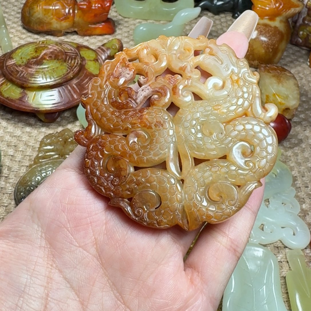 吊坠白玉菩提挂件