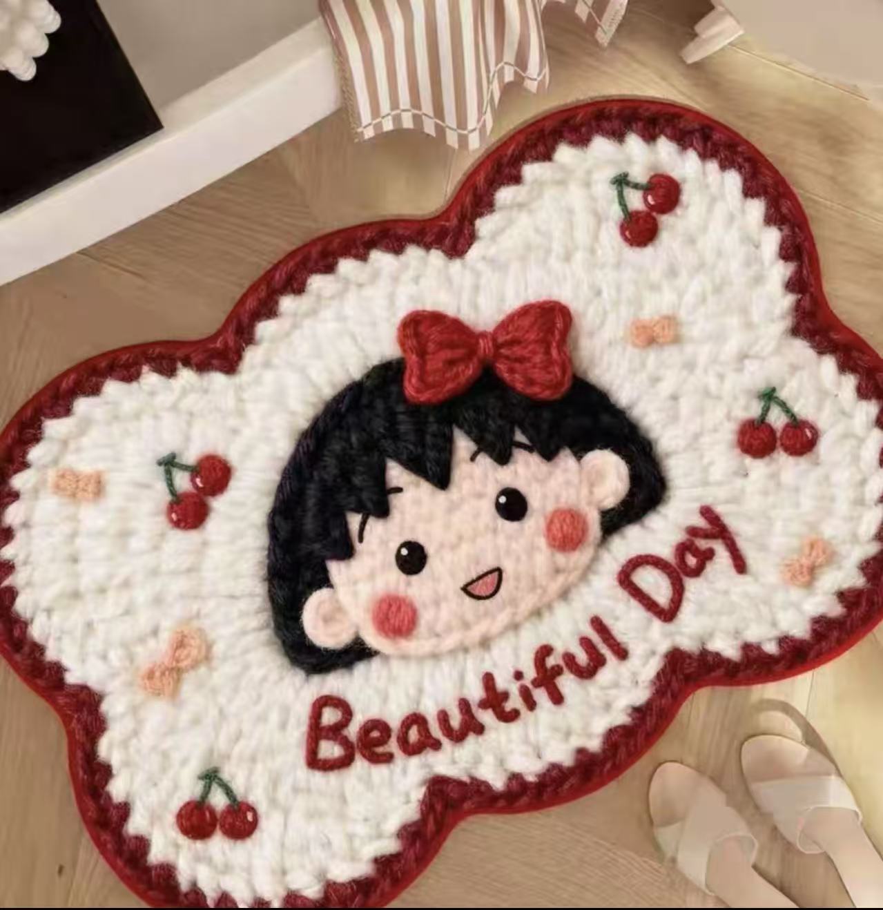 【3D效果硅藻泥】浴室地垫卫生间吸水脚垫卡通地毯洗手间厕所口