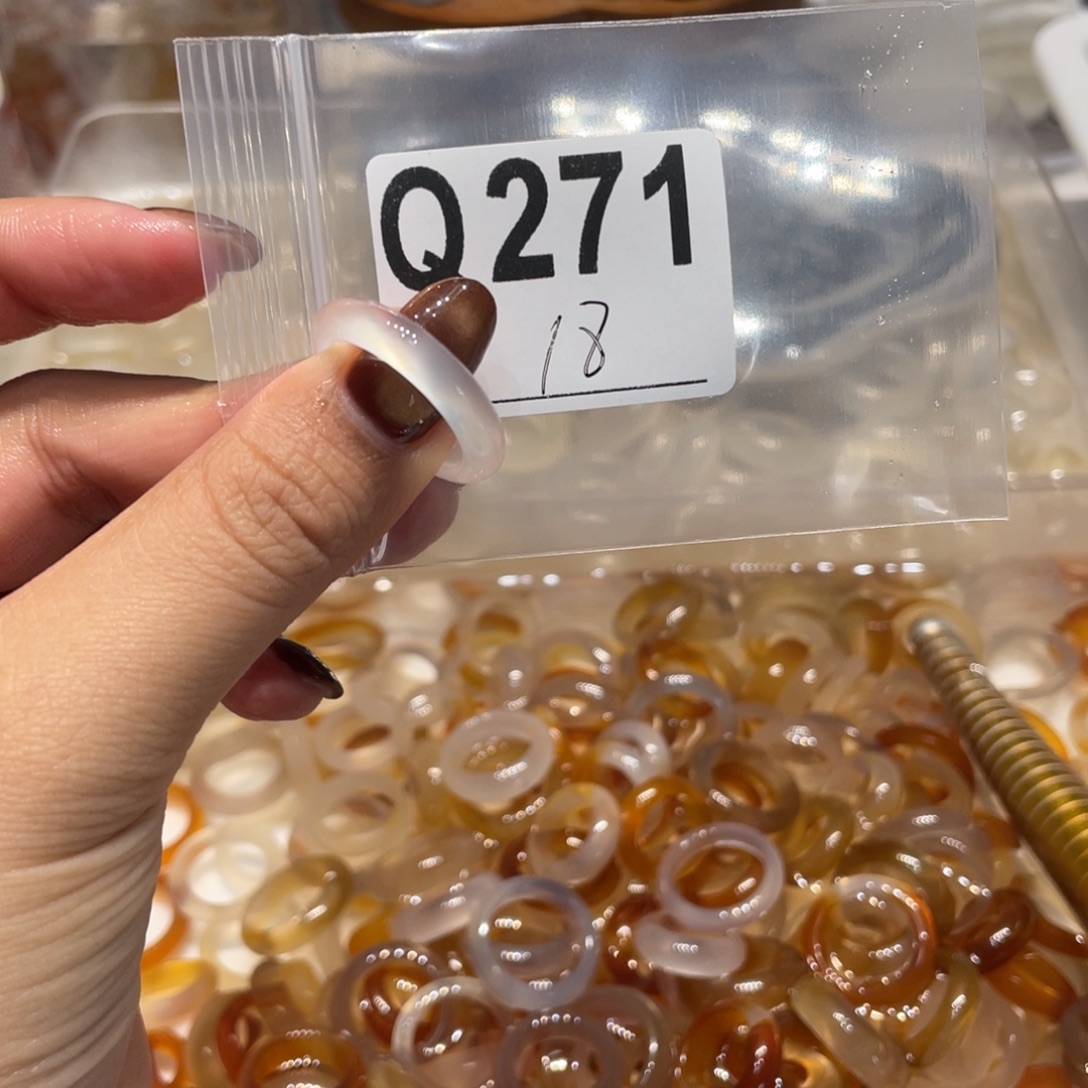 玛瑙/玉髓未镶嵌戒指271