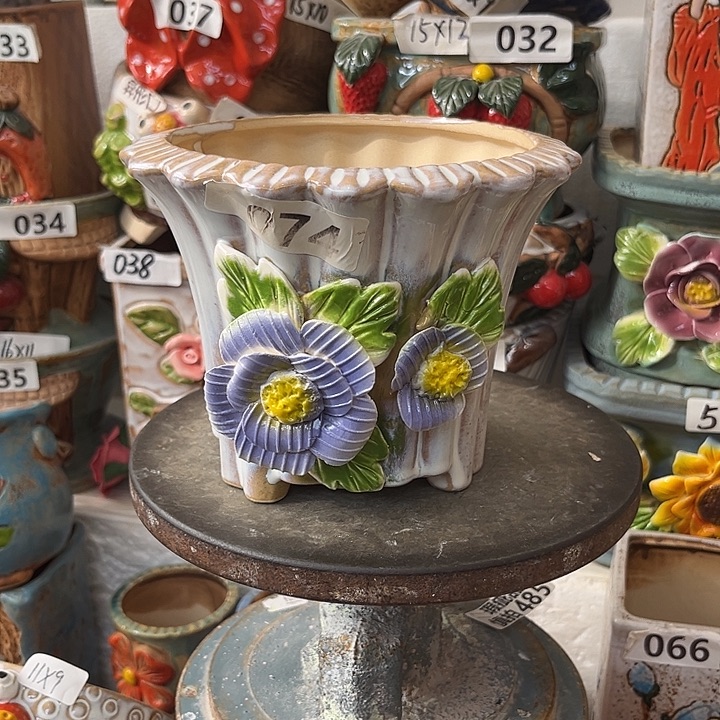 粗陶材质多肉花盆