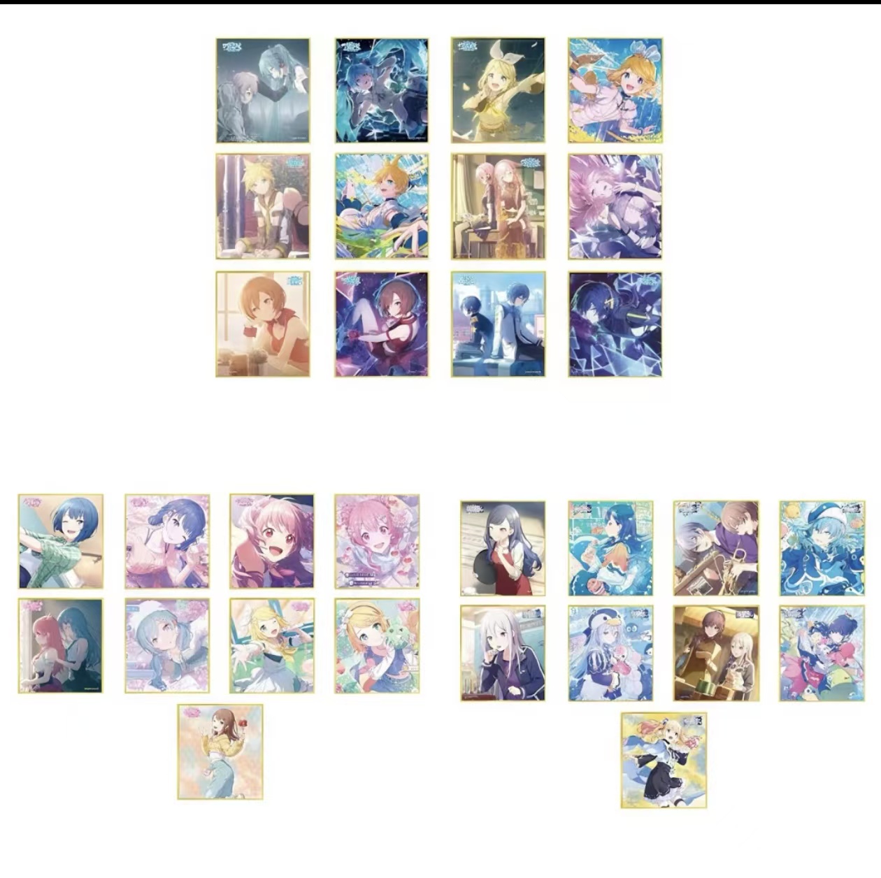 pjsk初音未来缤纷舞台世界计划色纸 49ABC