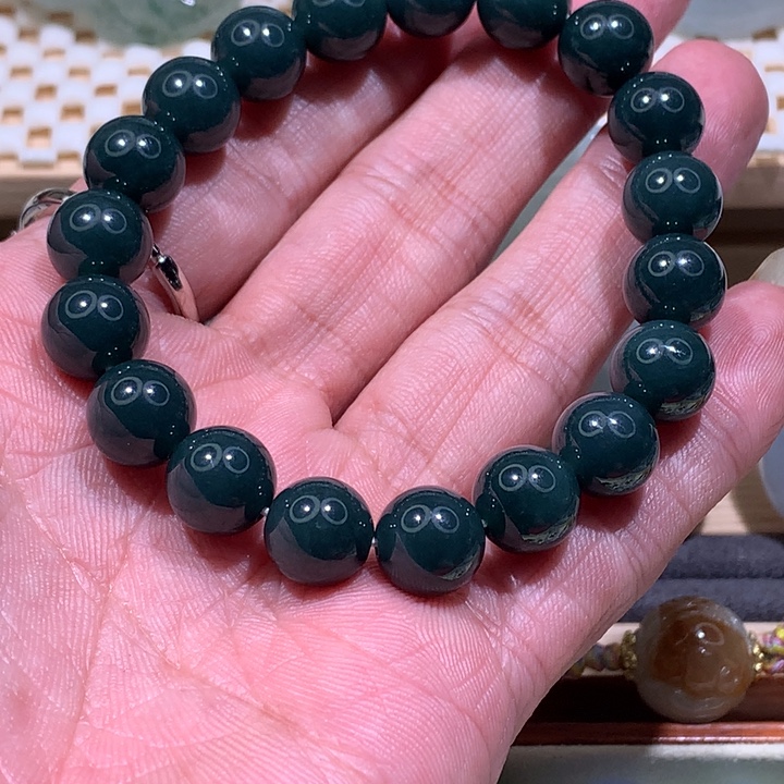 翡翠未镶嵌颈饰/炸/危料 珠串