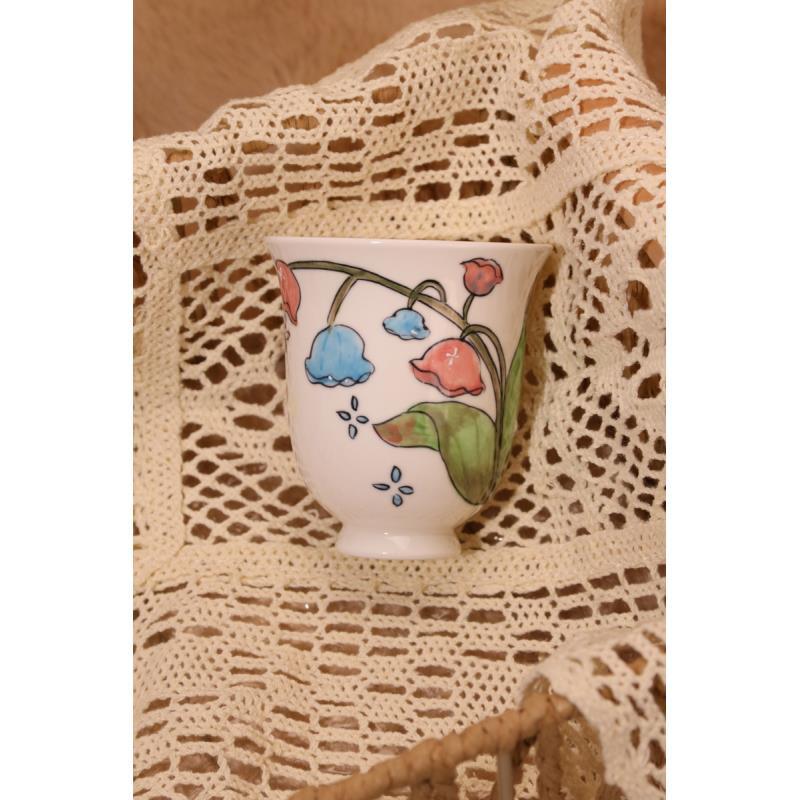 B01手绘风铃花茶杯