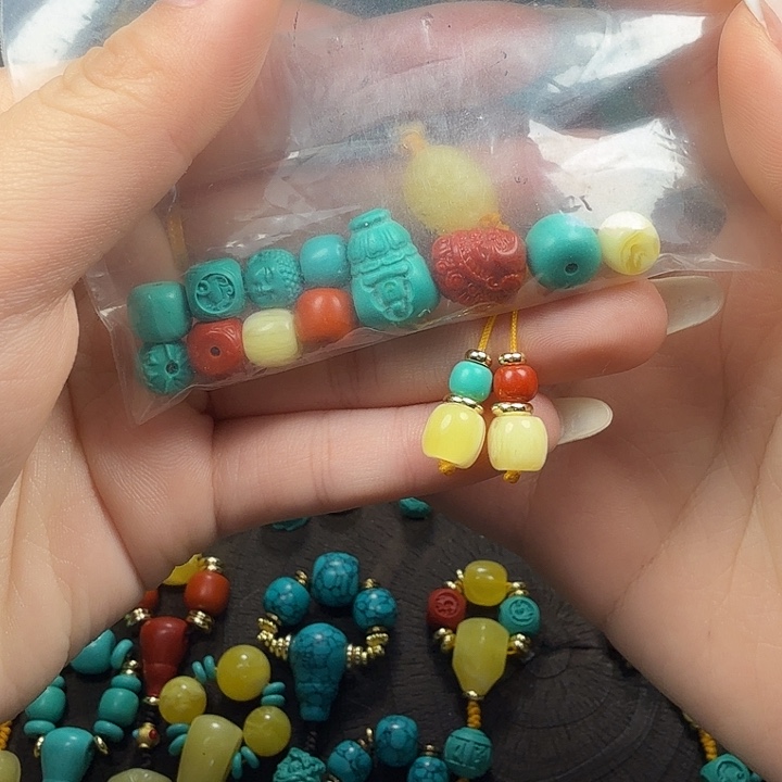 非金属10/9个8mm/三通/弟子珠/隔片