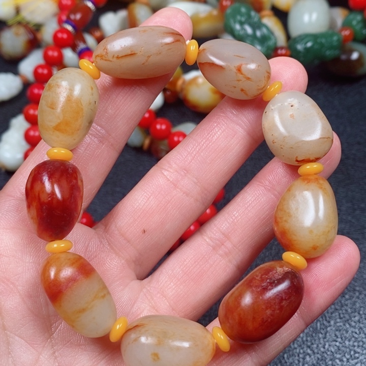 和田玉手链未镶嵌