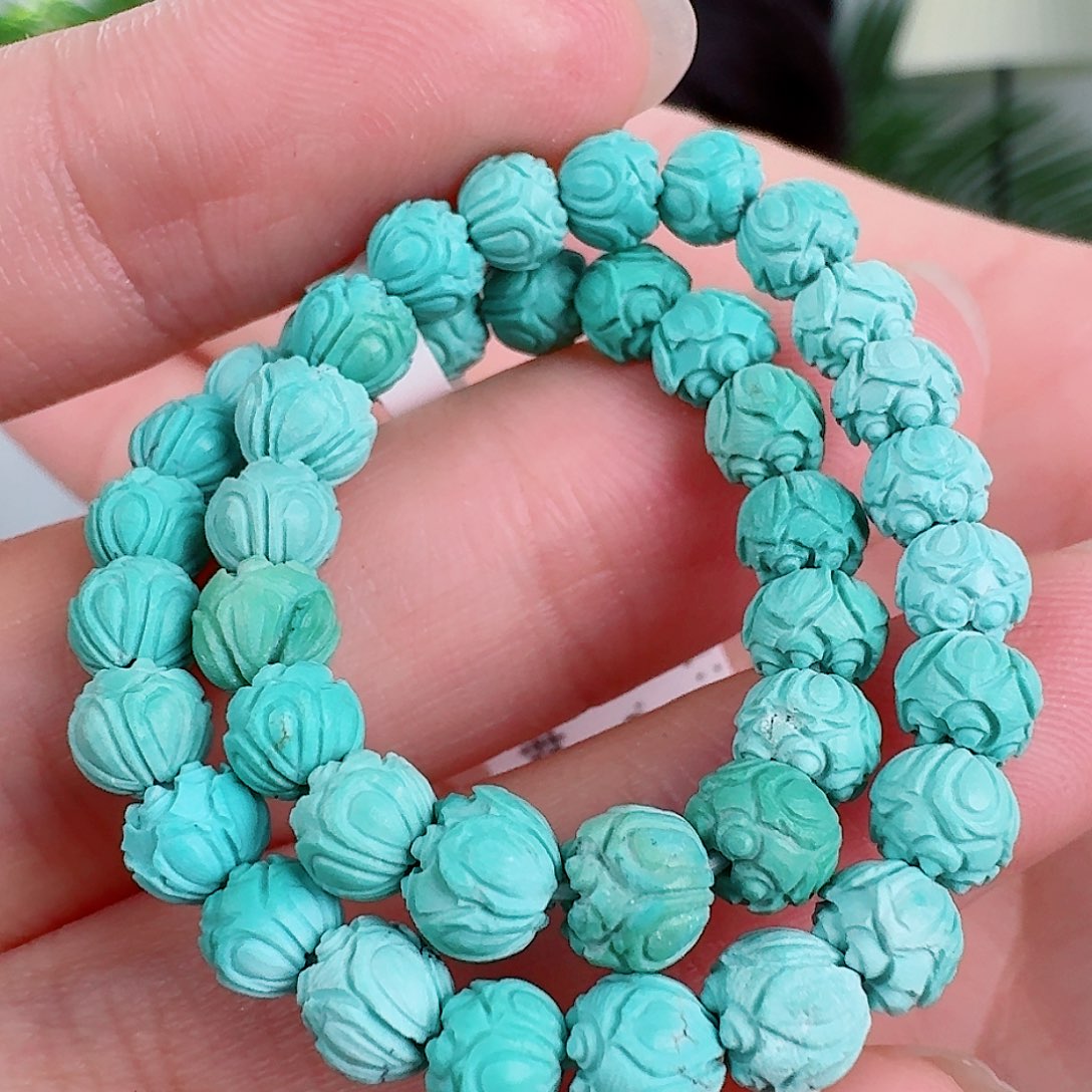 未镶嵌绿松石珠宝奇石