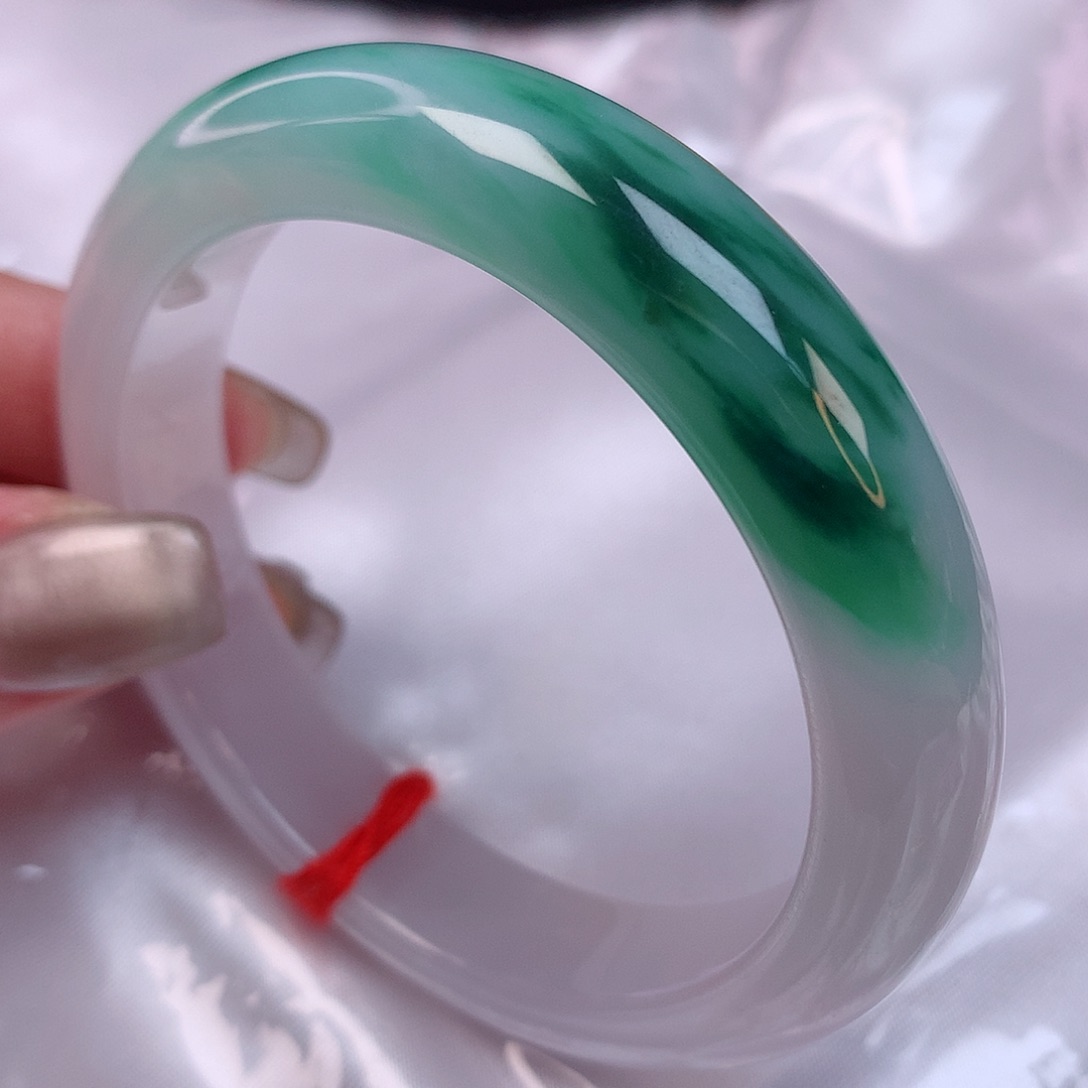 翡翠手镯未镶嵌53 翡翠手镯