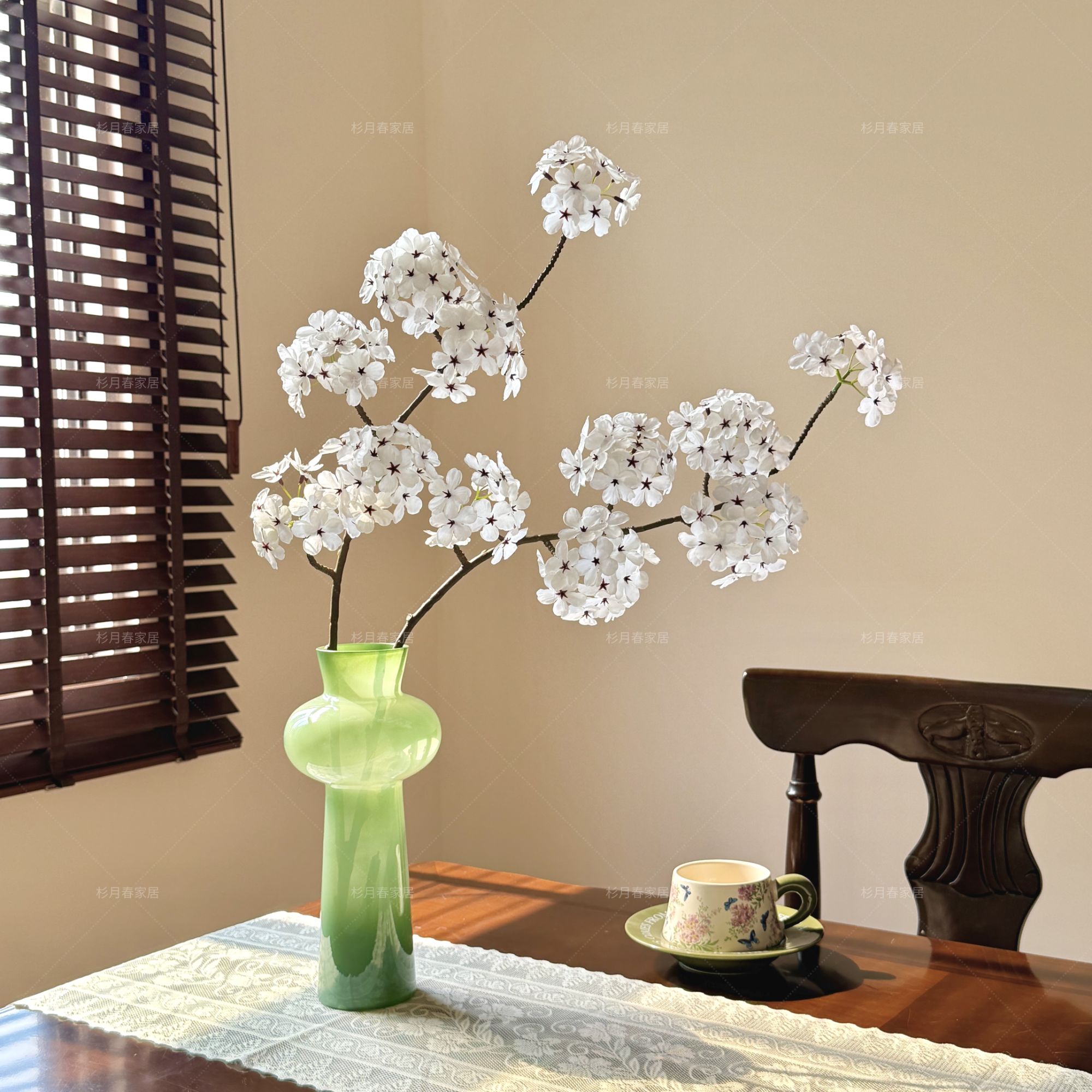 氛围感梨花摆件客厅家居软装意境装饰品高级感仿真花高级感逼真