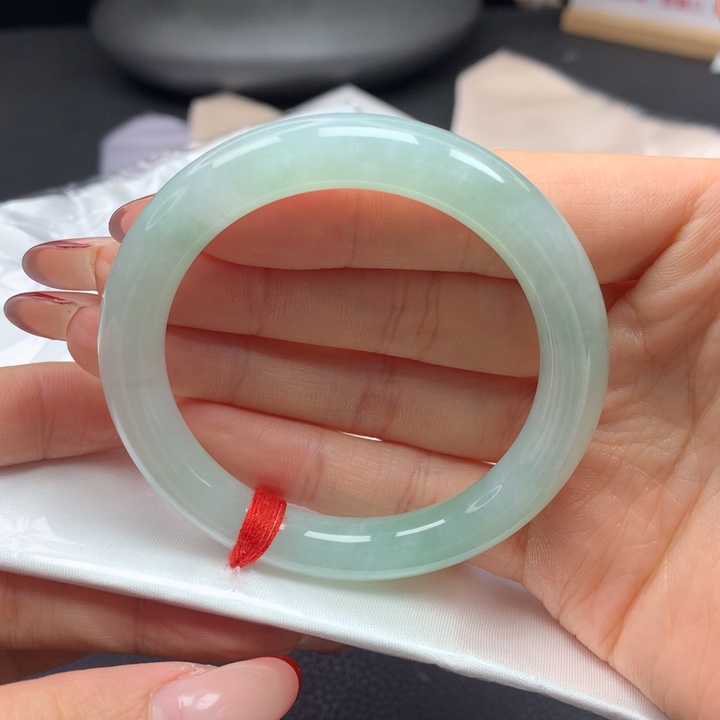 翡翠手镯未镶嵌溪*51圆条