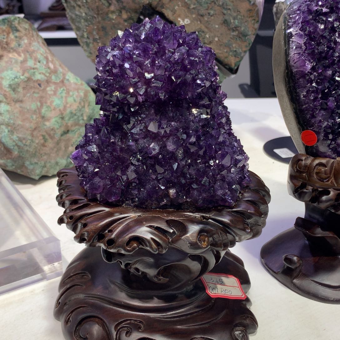紫晶摆件未镶嵌鑫****司紫晶