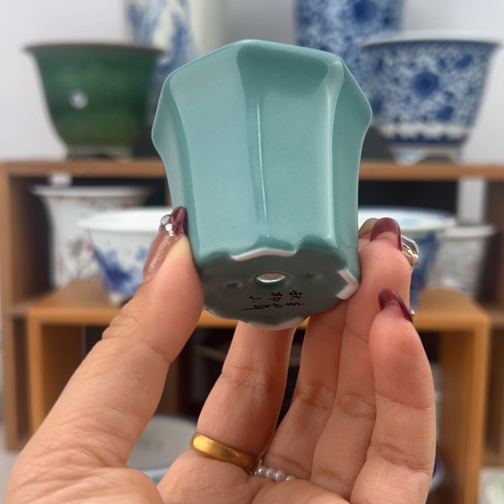 向*手工制作盆釉盆