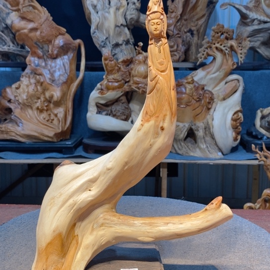 柏木（崖柏）根雕摆件