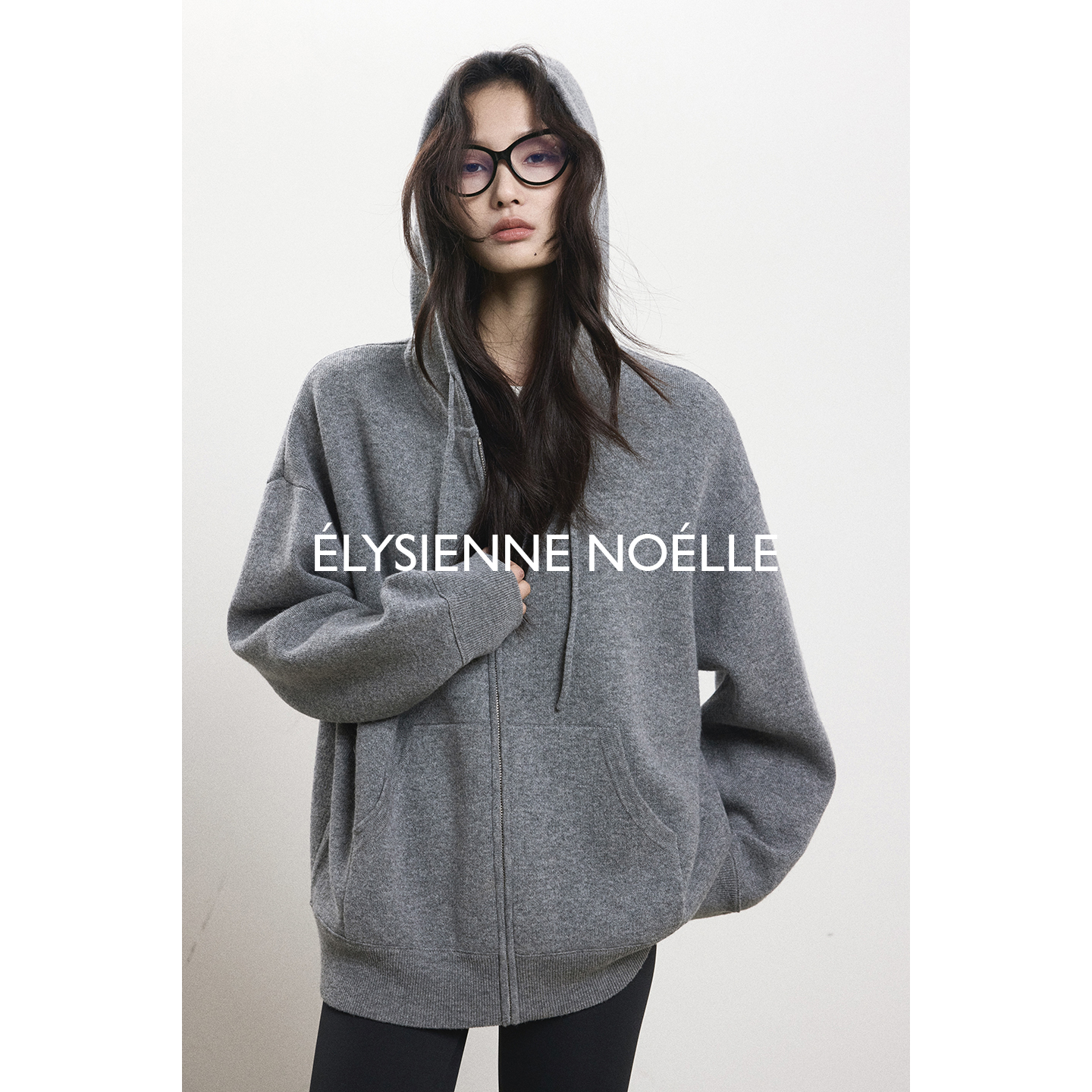 【EN】暖岛情侣开衫 巴素兰澳毛 重磅卫衣式连帽外套 ENHA4006