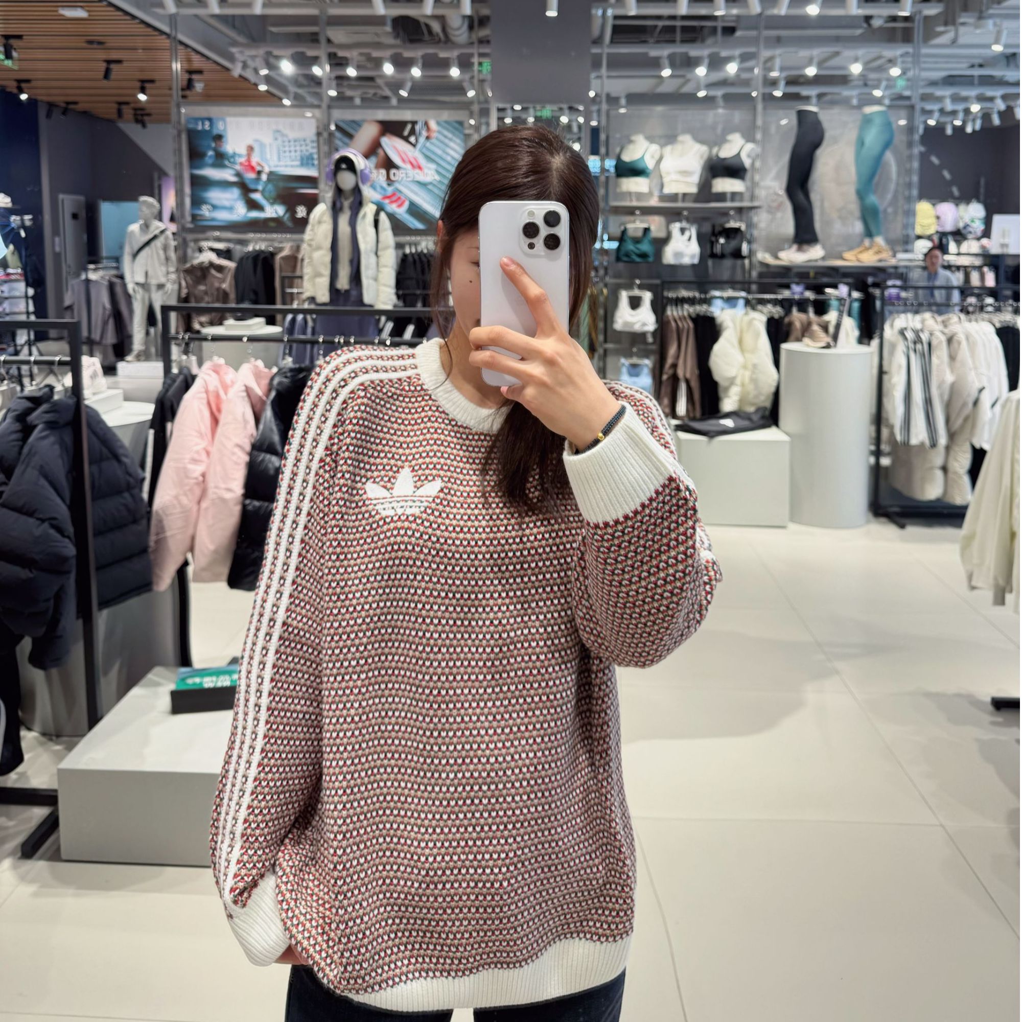 adidas三叶草秋冬新款时尚百搭圆领针织衫KQ6291/KQ6292