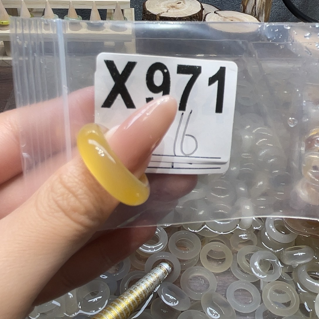 玛瑙/玉髓未镶嵌戒指971