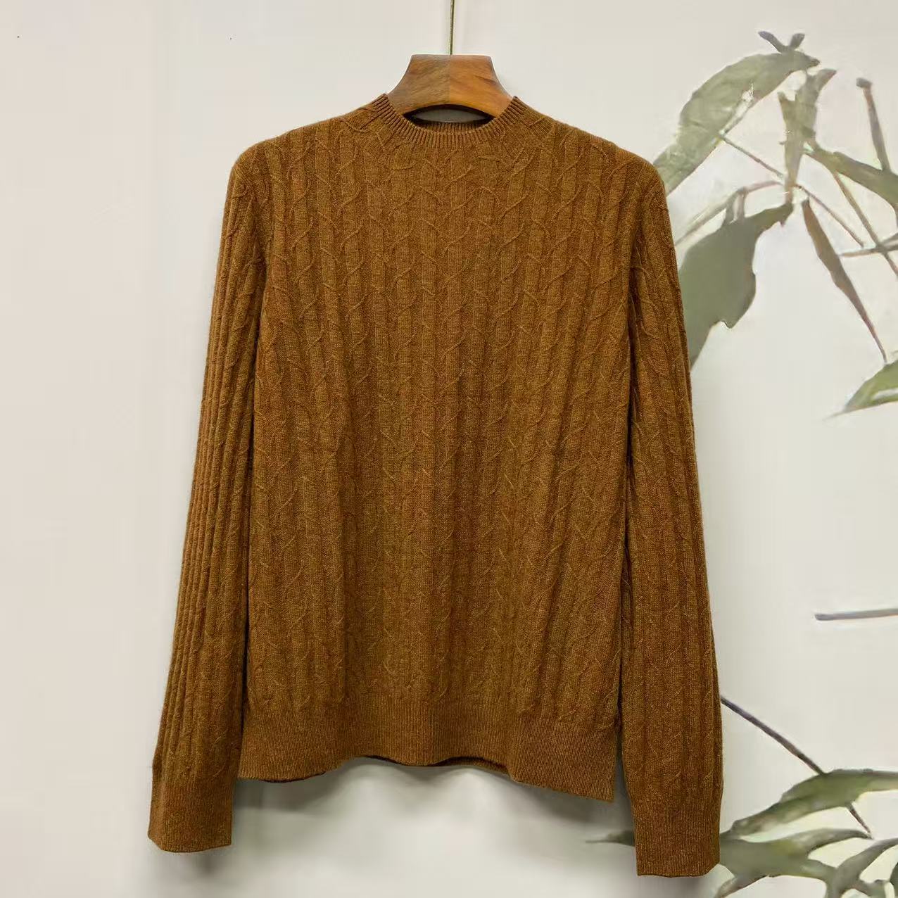 知羽.香云 牦牛绒秋冬新款半高领绵羊毛经典百搭针织毛衣ZY2169