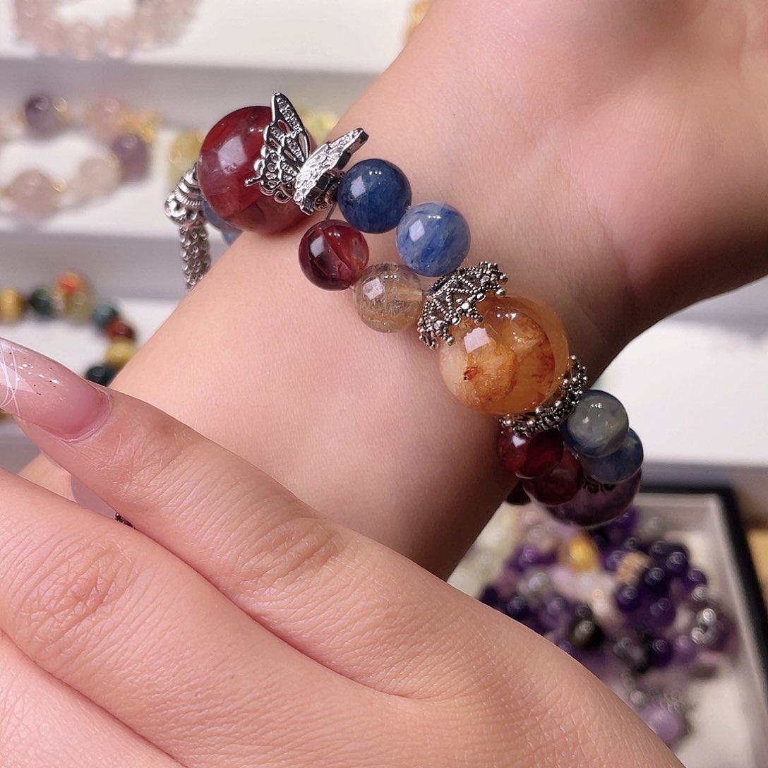 水晶手链合金临***女尺寸