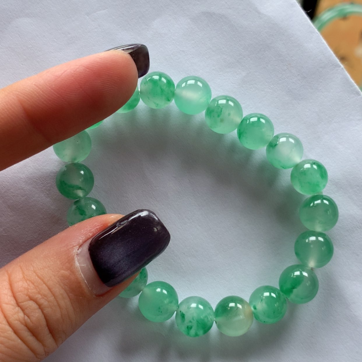 【闪购商品】石英质玉手链未镶嵌