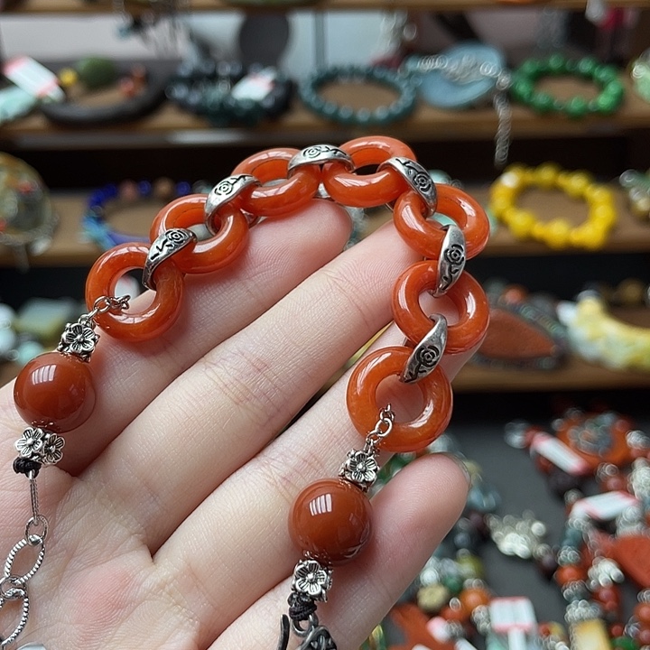 翡翠未镶嵌手链饰品