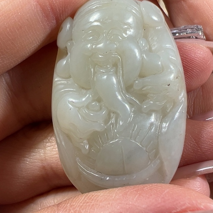 和田玉未镶嵌挂件