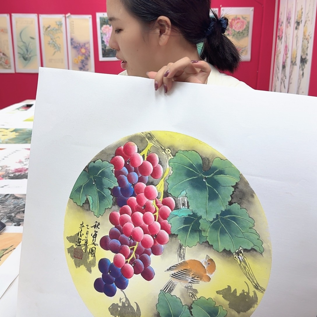 国画三尺斗方国画