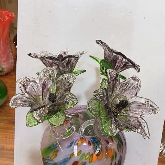 无铅玻璃花瓶高45厘米宽9厘米